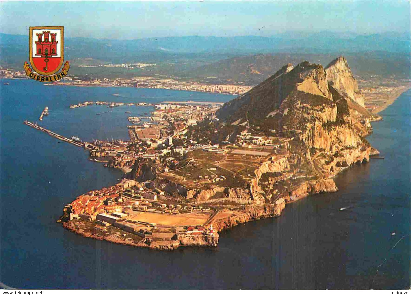 Gibraltar - El Penon De Gibraltar - Le Rocher De Gibraltar - Vue Aérienne - CPM - Voir Scans Recto-Verso - Gibraltar