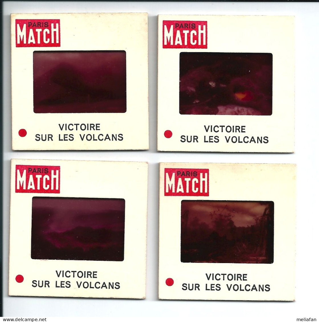 R827 - DIAPOSITIVE PARIS MATCH - VICTOIRE SUR LES VOLCANS - Diapositives