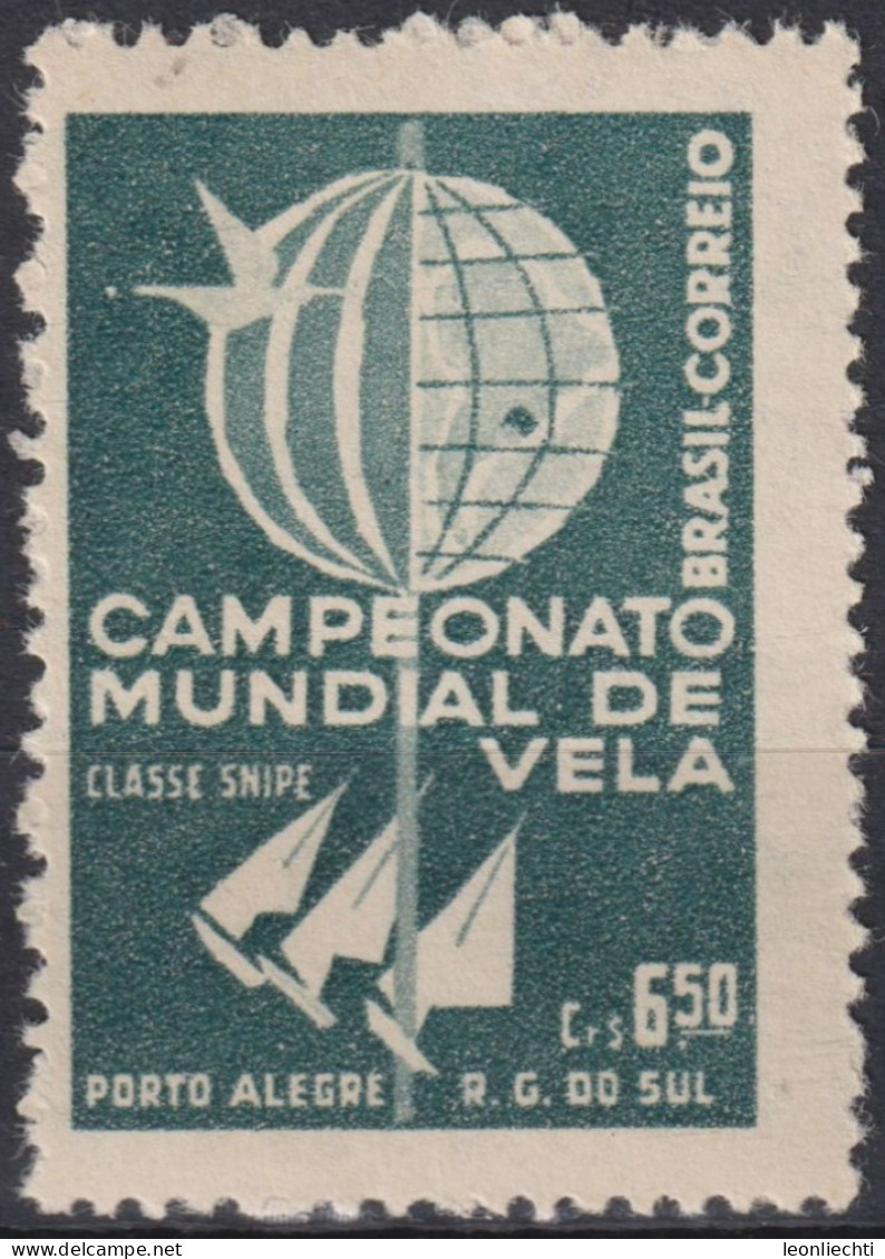 1959 Brasilien ** Mi:BR 965, Sn:BR 898, Yt:BR 684, World Sailing Championships, Porto Alegre - Unused Stamps