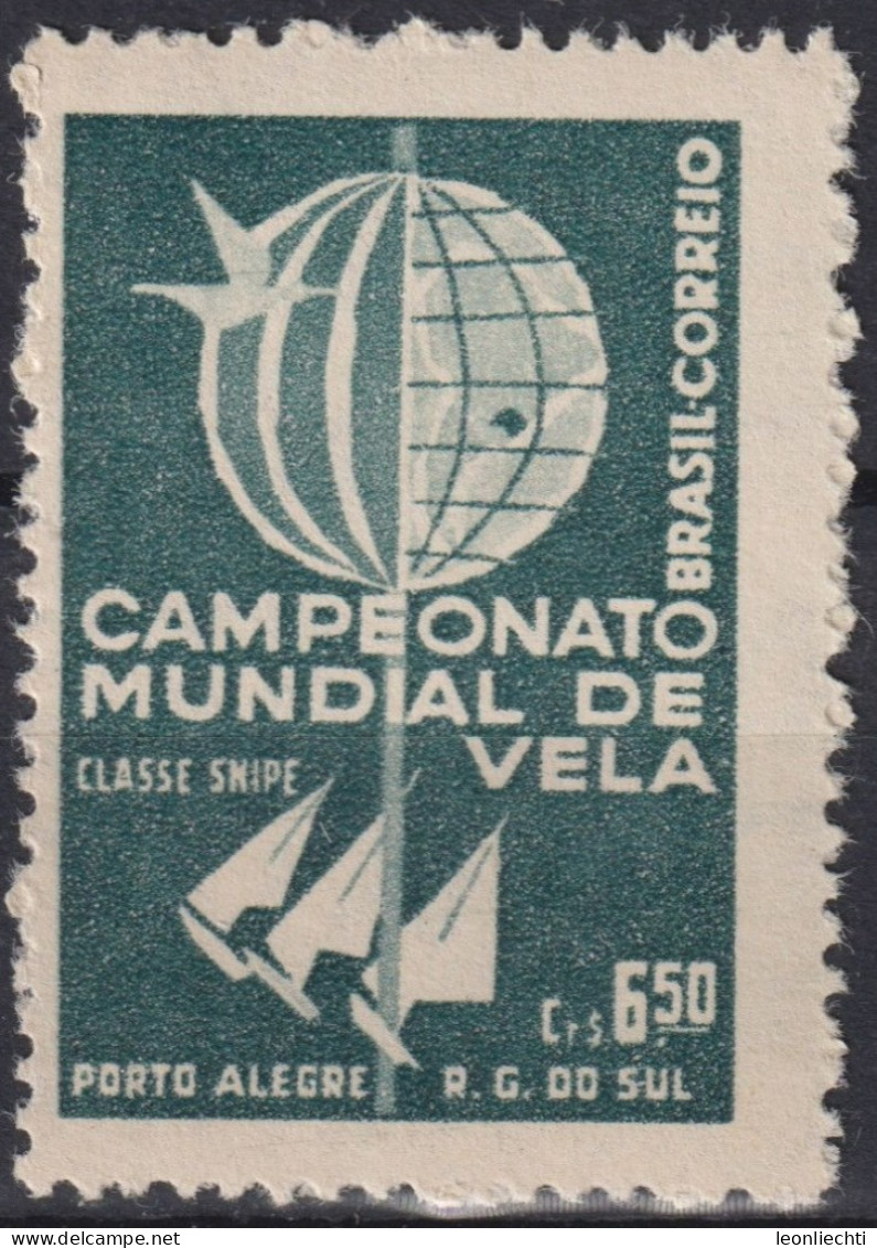 1959 Brasilien ** Mi:BR 965, Sn:BR 898, Yt:BR 684, World Sailing Championships, Porto Alegre - Segeln