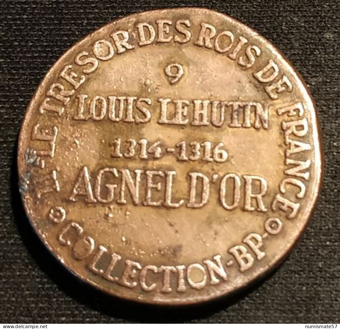 JETON - COLLECTION BP - LOUIS LE HUTIN - AGNEL D'OR - 1314-1316 - Professionnels / De Société