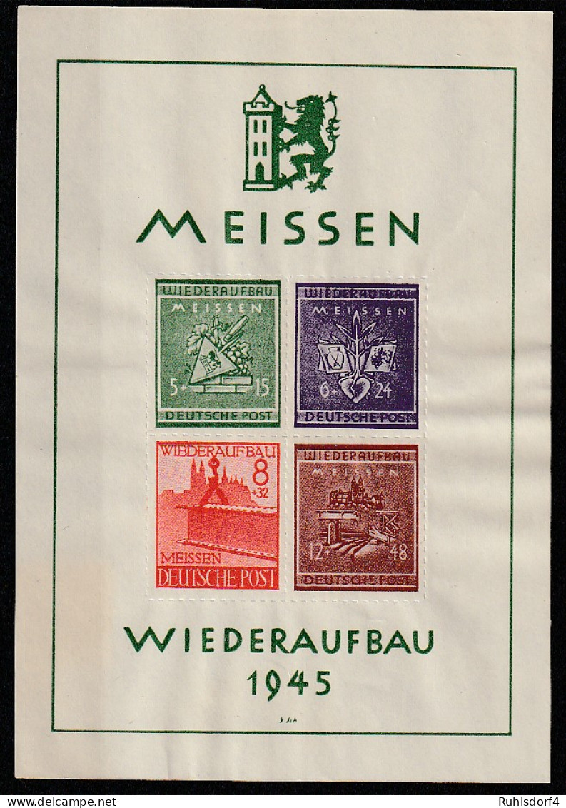 Meißen Block 1, Postfrisch - Ungebraucht