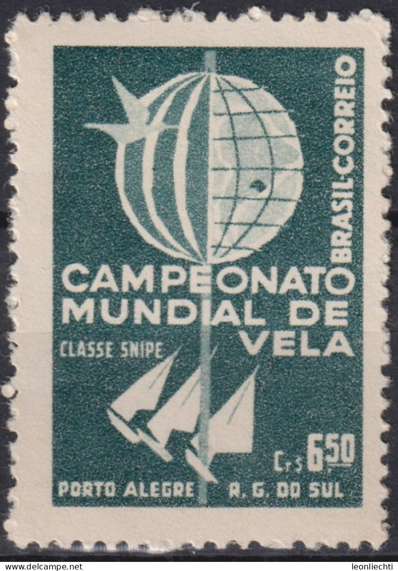 1959 Brasilien ** Mi:BR 965, Sn:BR 898, Yt:BR 684, World Sailing Championships, Porto Alegre - Voile