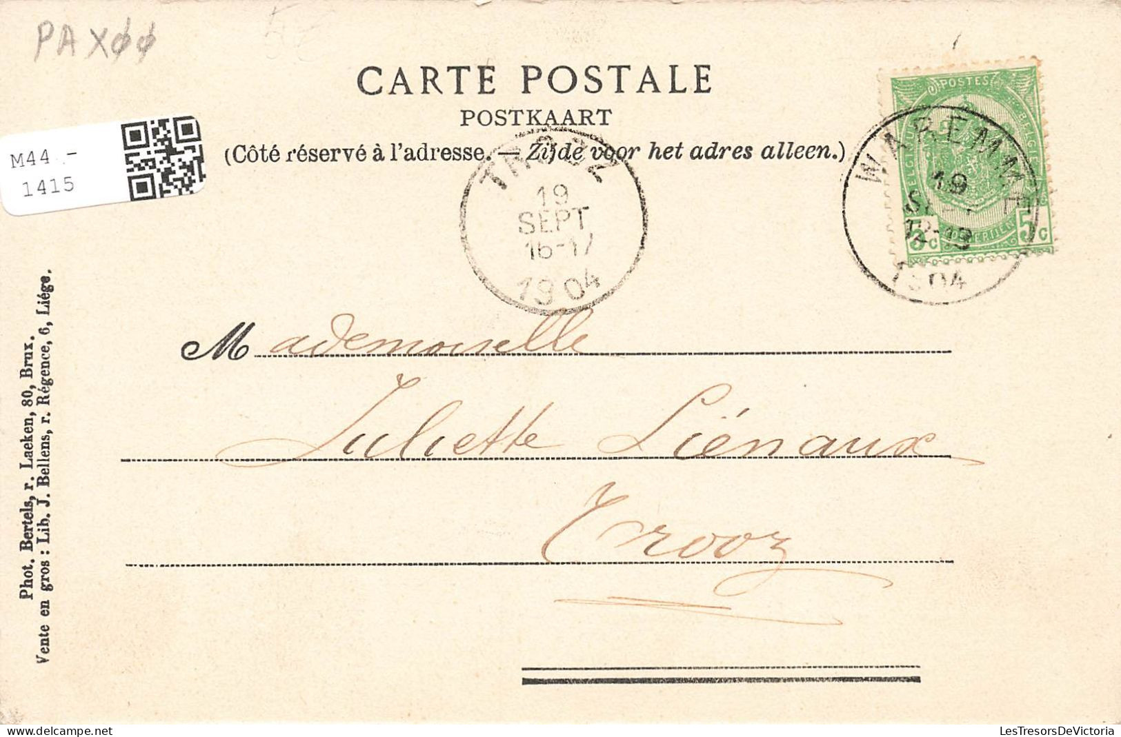 BELGIQUE - Waremme - Vue Générale Du Château De Longchamps - Vue De L'extérieur - Carte Postale Ancienne - Waremme