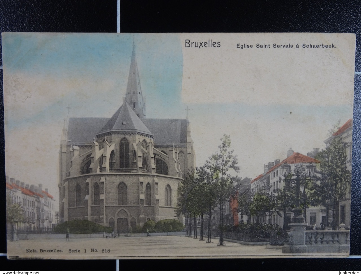 Bruxelles Eglise Saint Servais à Schaerbeek(Nels Colorisée) - Schaerbeek - Schaarbeek