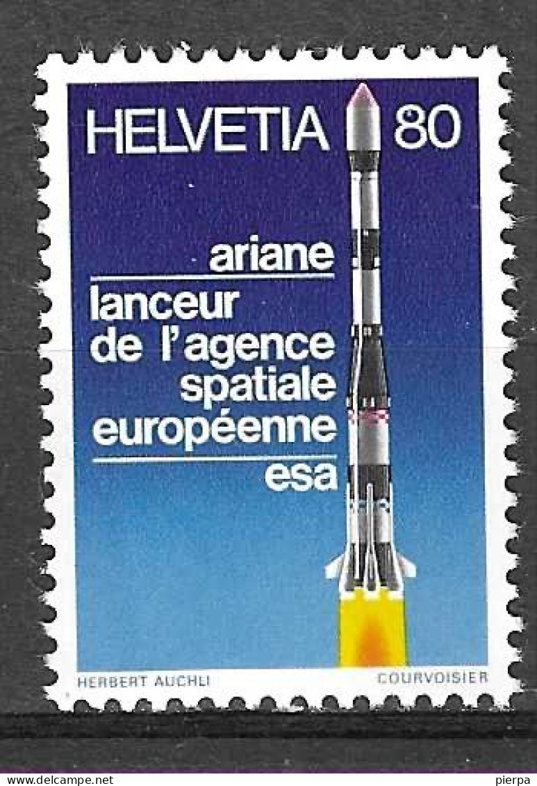 SVIZZERA - 1979 - SPAZIO - ARIANE - NUOVO MNH** (YVERT 1095 -MICHEL 1164) - Neufs