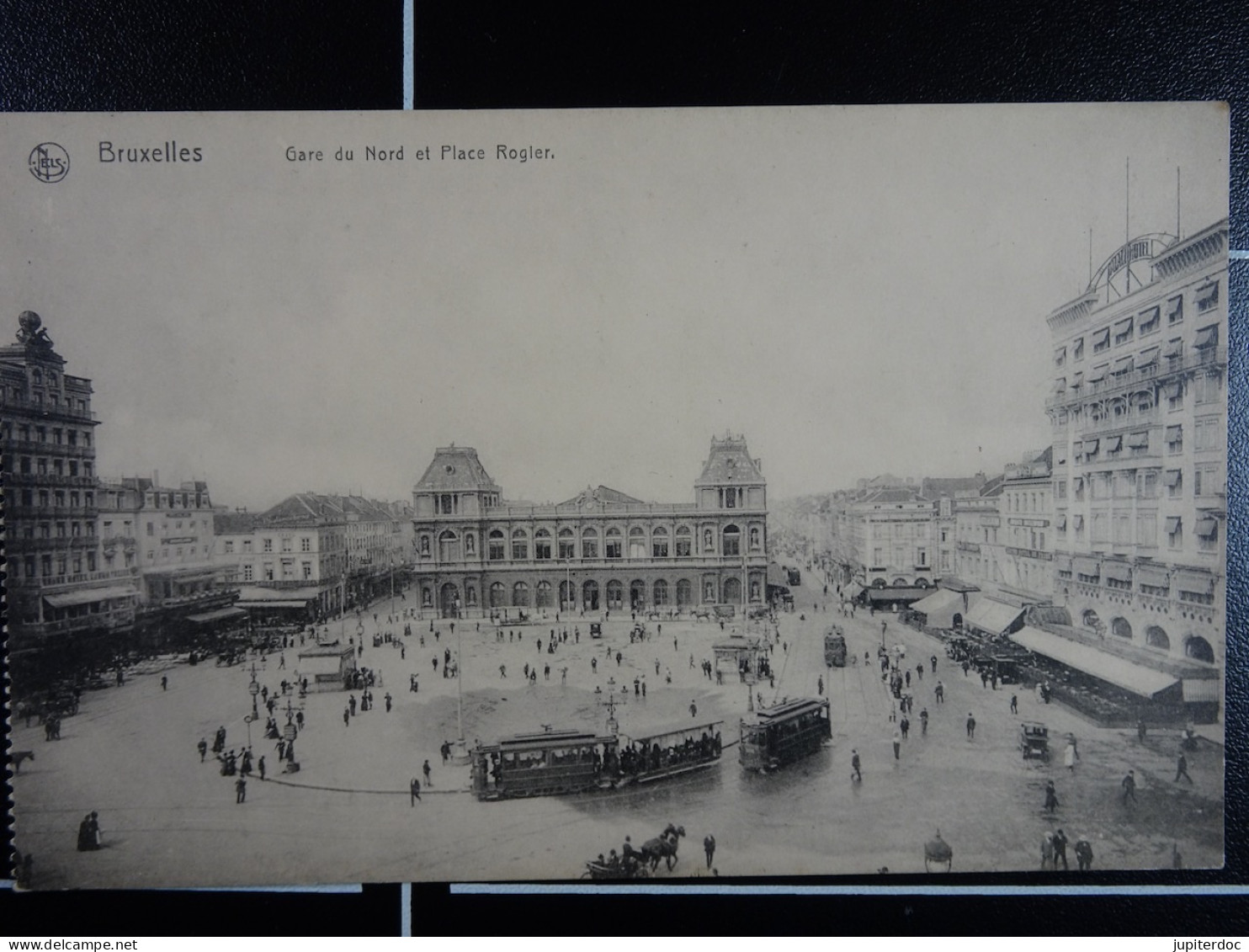 Bruxelles Gare Du Nord Et Place Rogier - Chemins De Fer, Gares