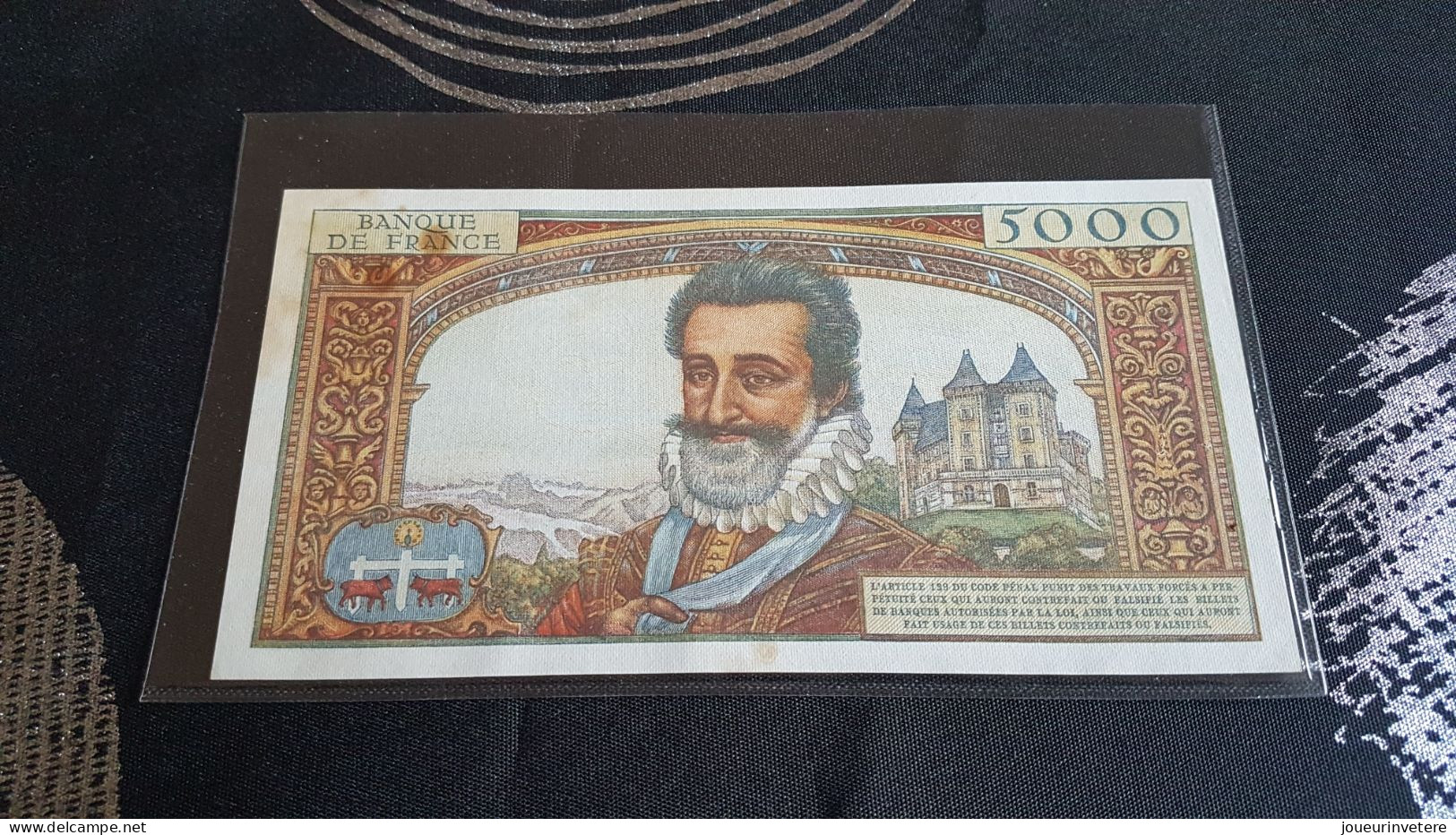 France,billet 5 000- F-3/10/ 1957-1958 ''Henri IV' Etat TTB+,avec Tout Son Craquant D'origine Très Très Rare - Autres - Europe