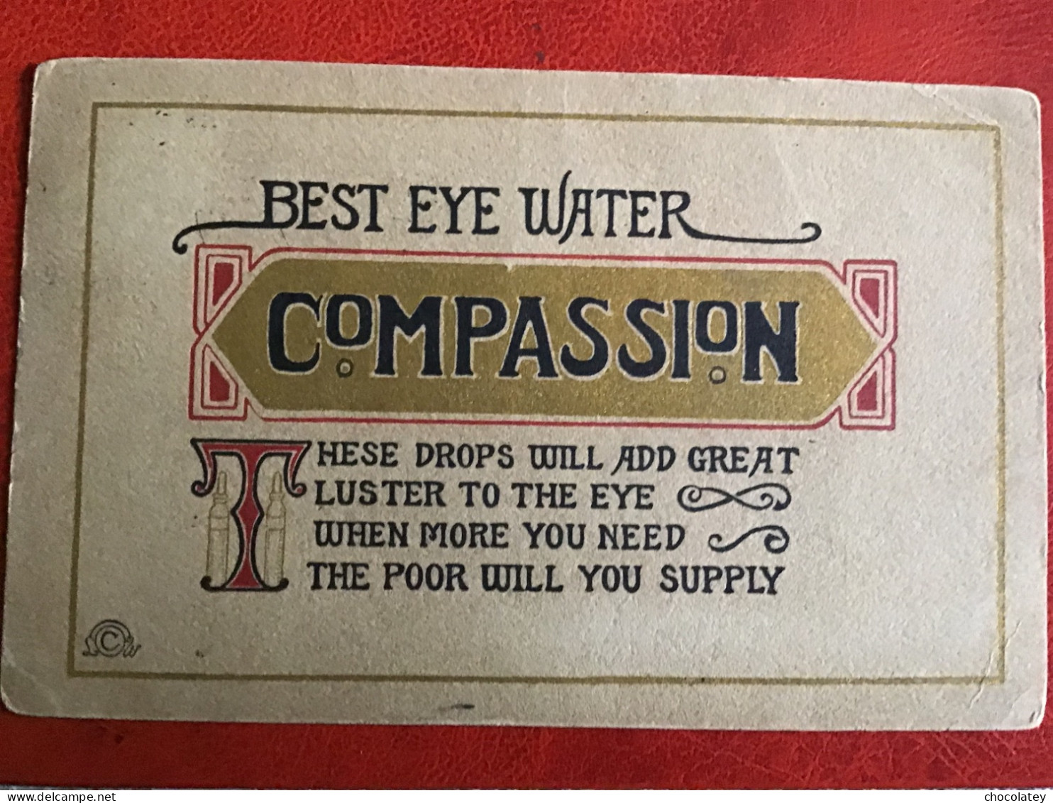 Best Eye Water Compassie 1910 - Philosophie & Pensées