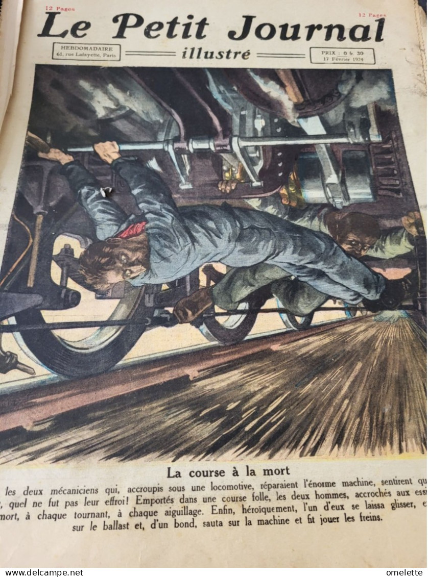 P J 24/ TRAIN COURSE A LA MORT /PAUL MORAND /RABIER LA FONTAINE LOUP /CUERS PIERREFEU LION EN PROMENADE - L'Illustration