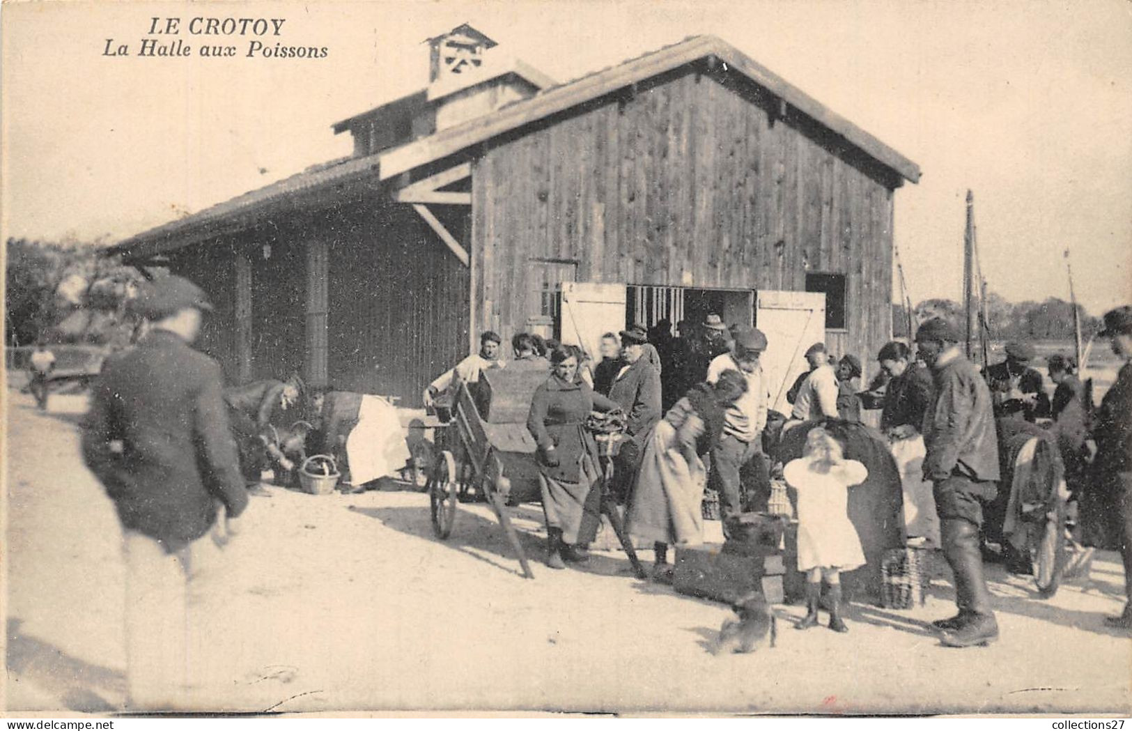 80-LE-CROTOY- LA HALLE AUX POISSONS - Le Crotoy