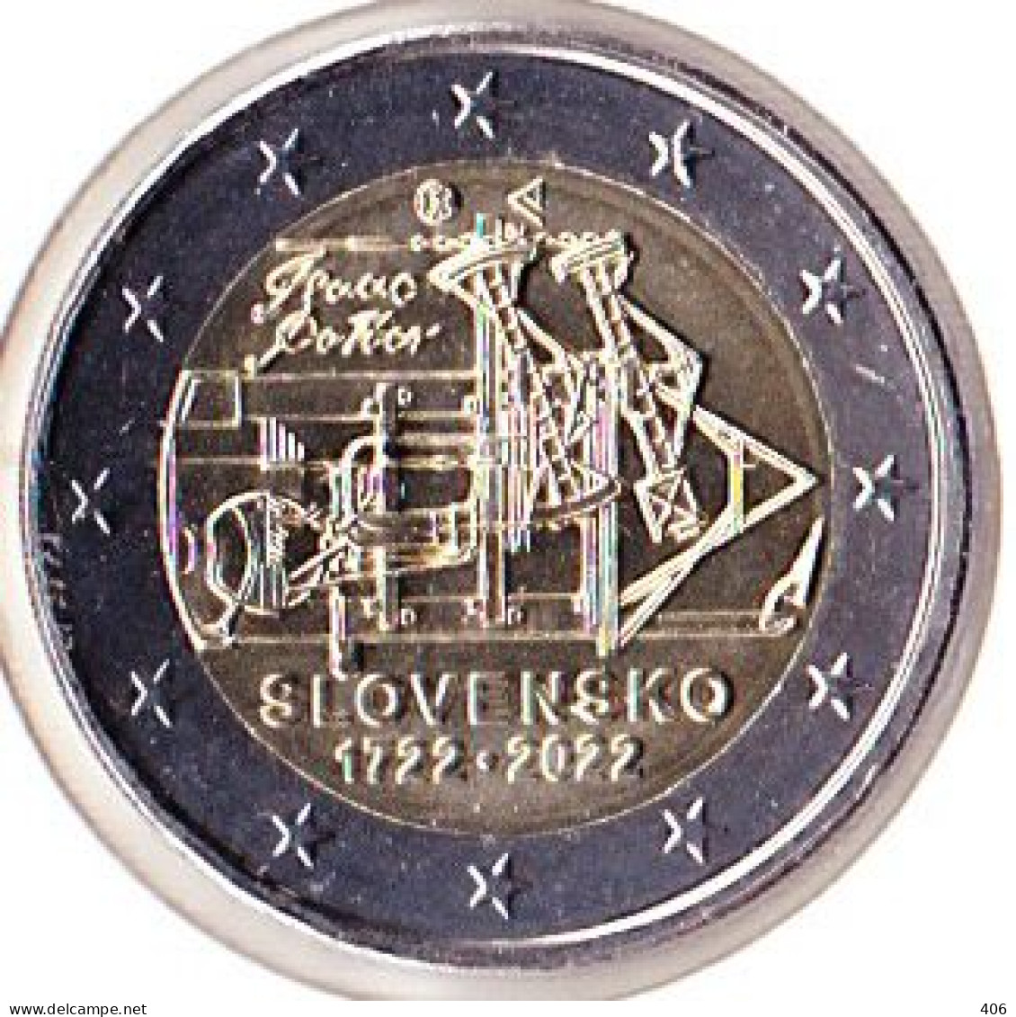 2 Euro Commémoratif Slovaquie 2022 - Slovaquie