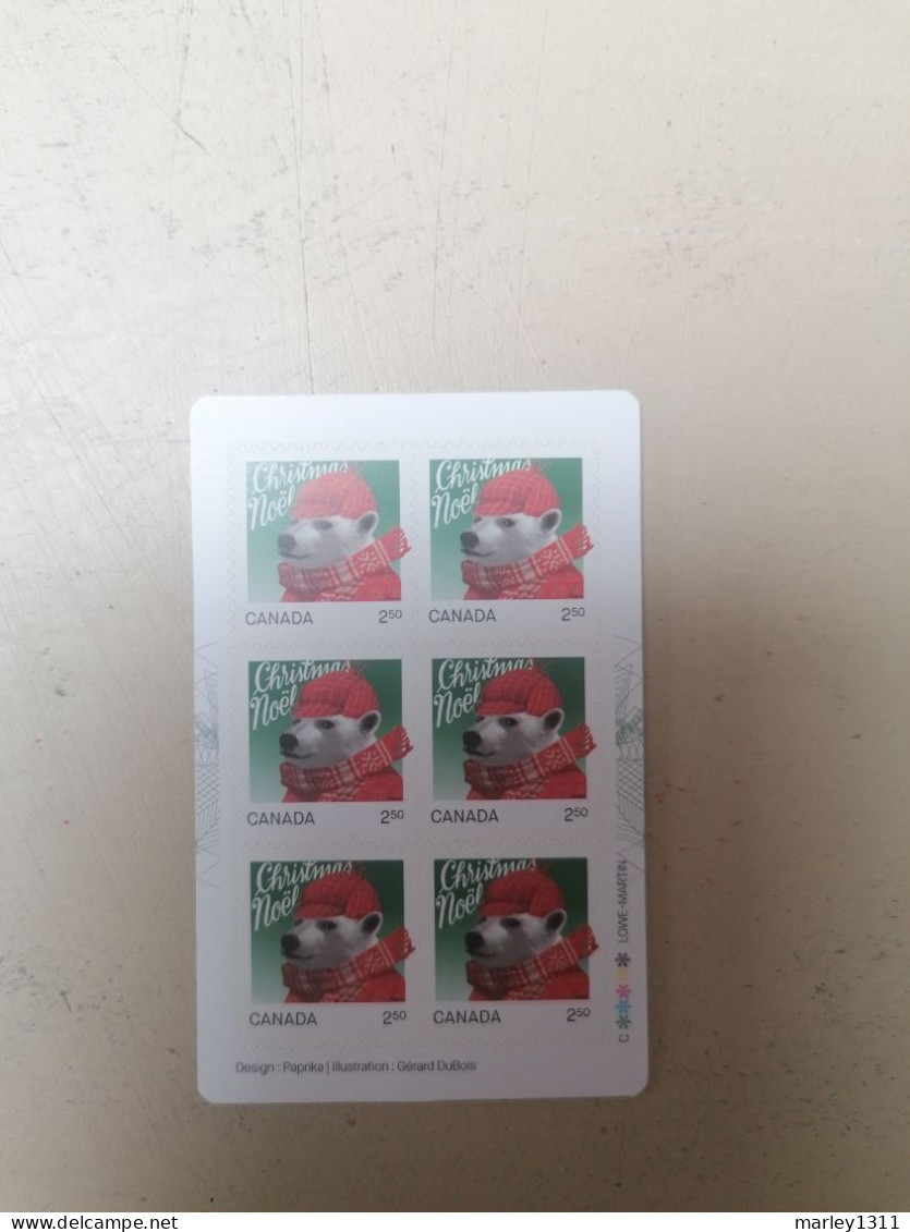 Canada (2015) Stampbooklet YT N °3200 - Carnets Complets