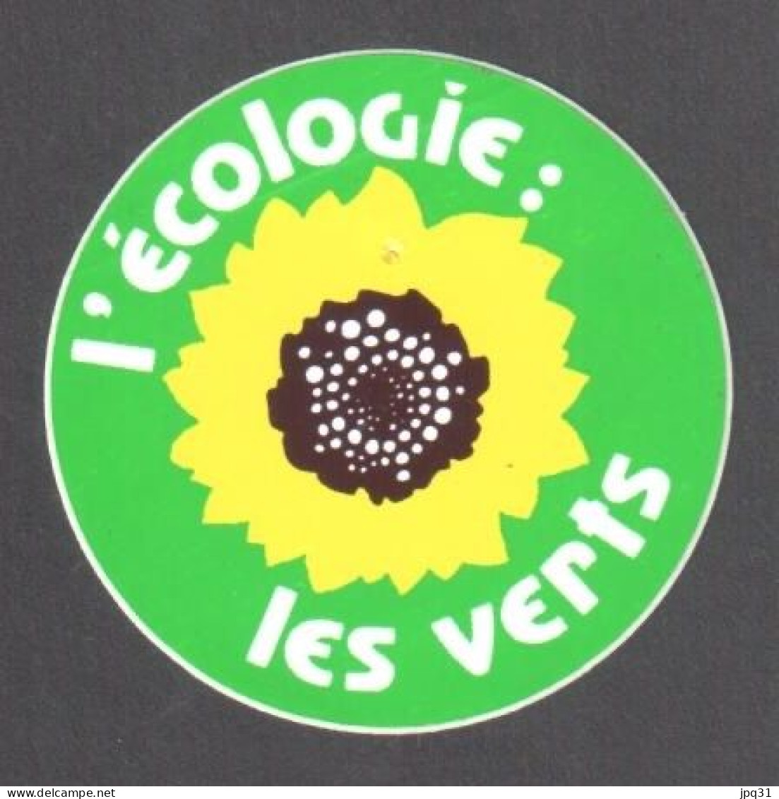 Autocollant L'écologie : Les Verts - Petit Format - Pubblicitari