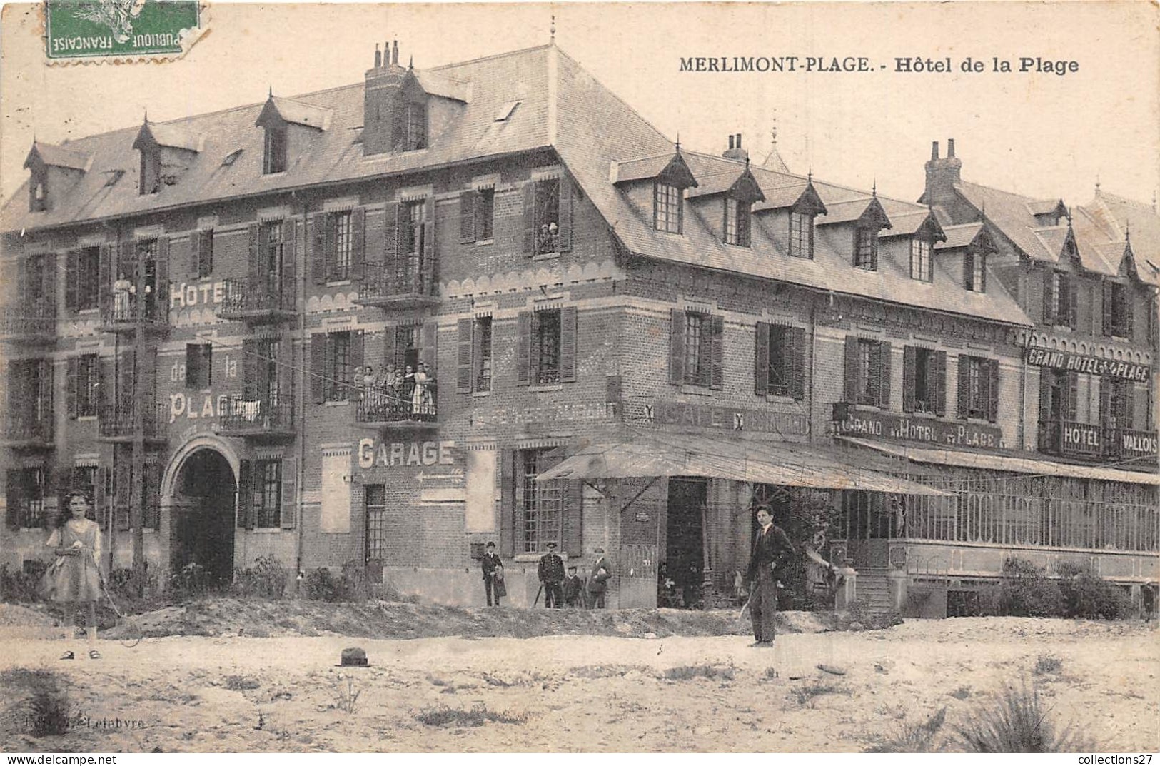 62-MERLIMONT-PLAGE- HÔTEL DE LA PLAGE - Other & Unclassified