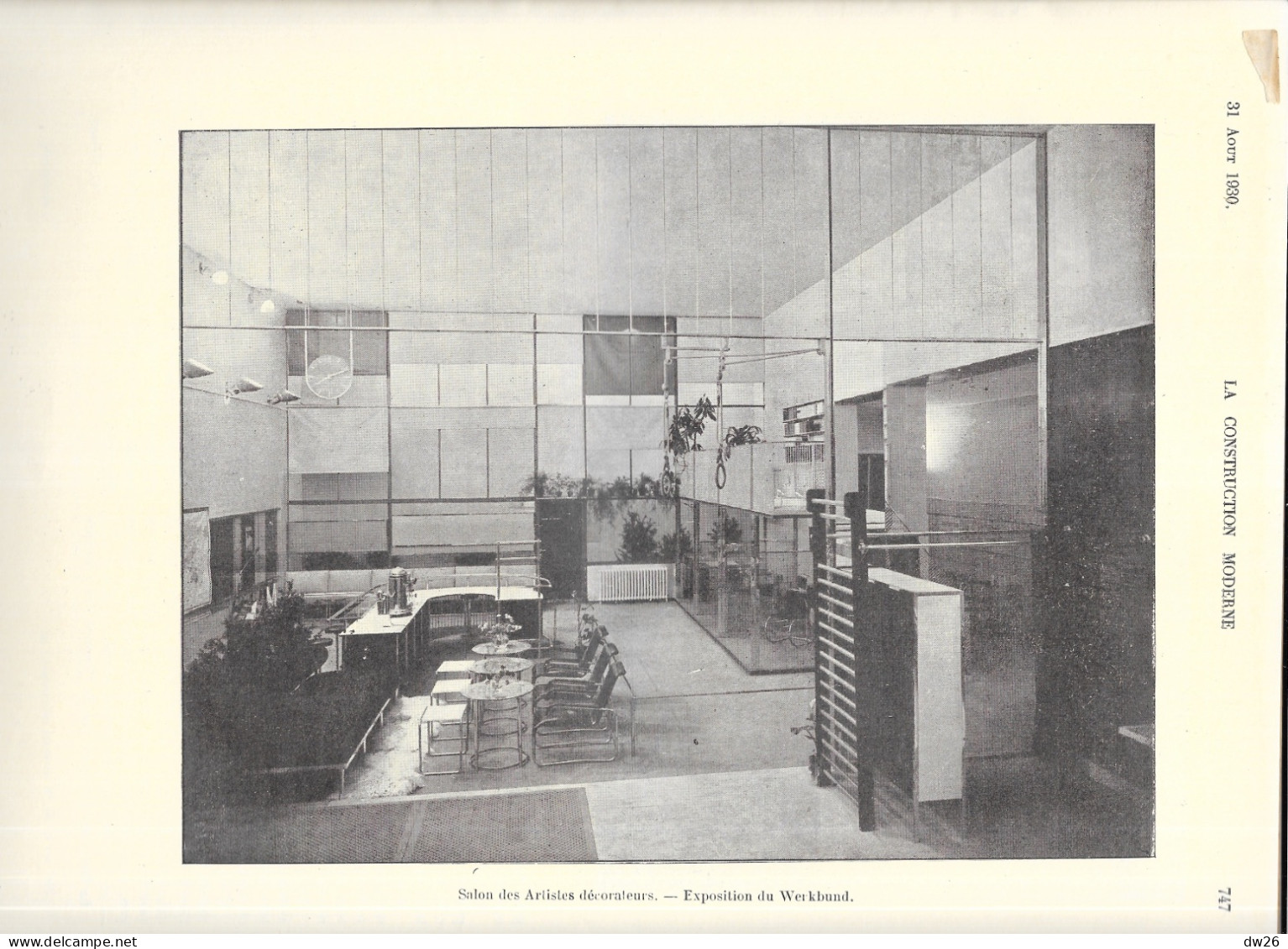 Revue Hebdomadaire D'Architecture - La Construction Moderne N° 48 Du 31 Août 1930 - Bricolage / Technique