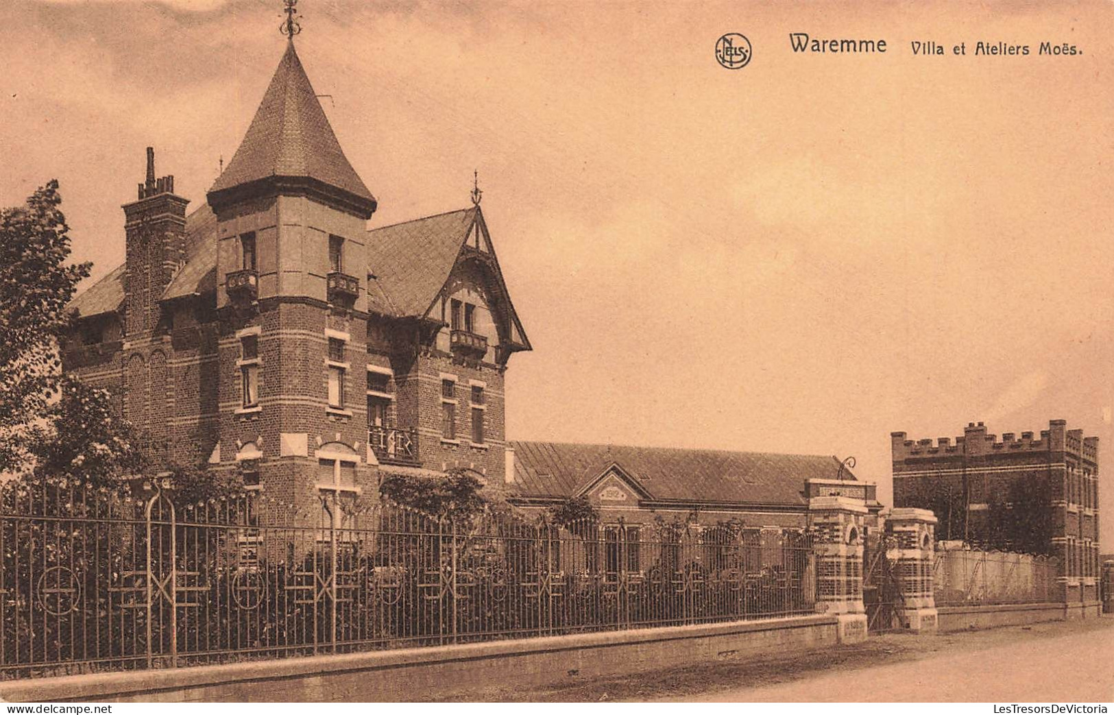 BELGIQUE - Waremme - Vue Sur La Villa Et Ateliers Moes - Vue Générale à L'extérieur - Carte Postale Ancienne - Waremme