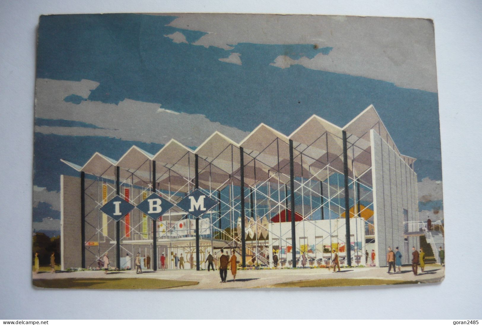 Bruxelles, Exposition Universelle, IBM Pavilion, 1956 - Fêtes, événements