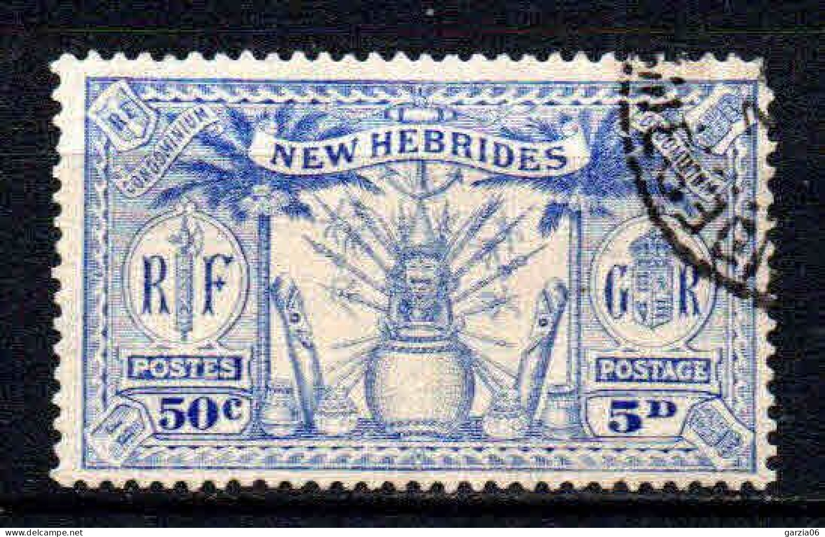 Nouvelles Hébrides  - 1925 - Idole Indigène  - N° 95- Oblit - Used - Gebraucht