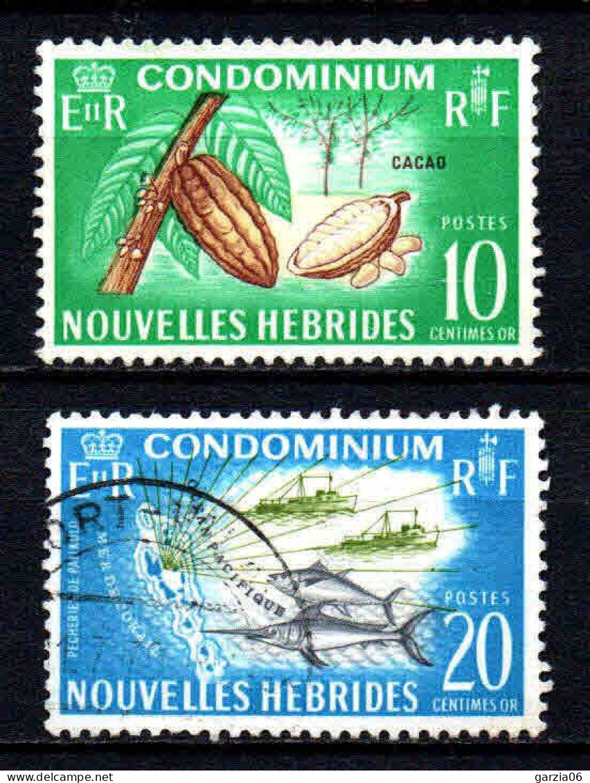 Nouvelles Hébrides  - 1968 - Tb Antérieur E II à Gauche  - N° 273/274 - Oblit - Used - Gebruikt