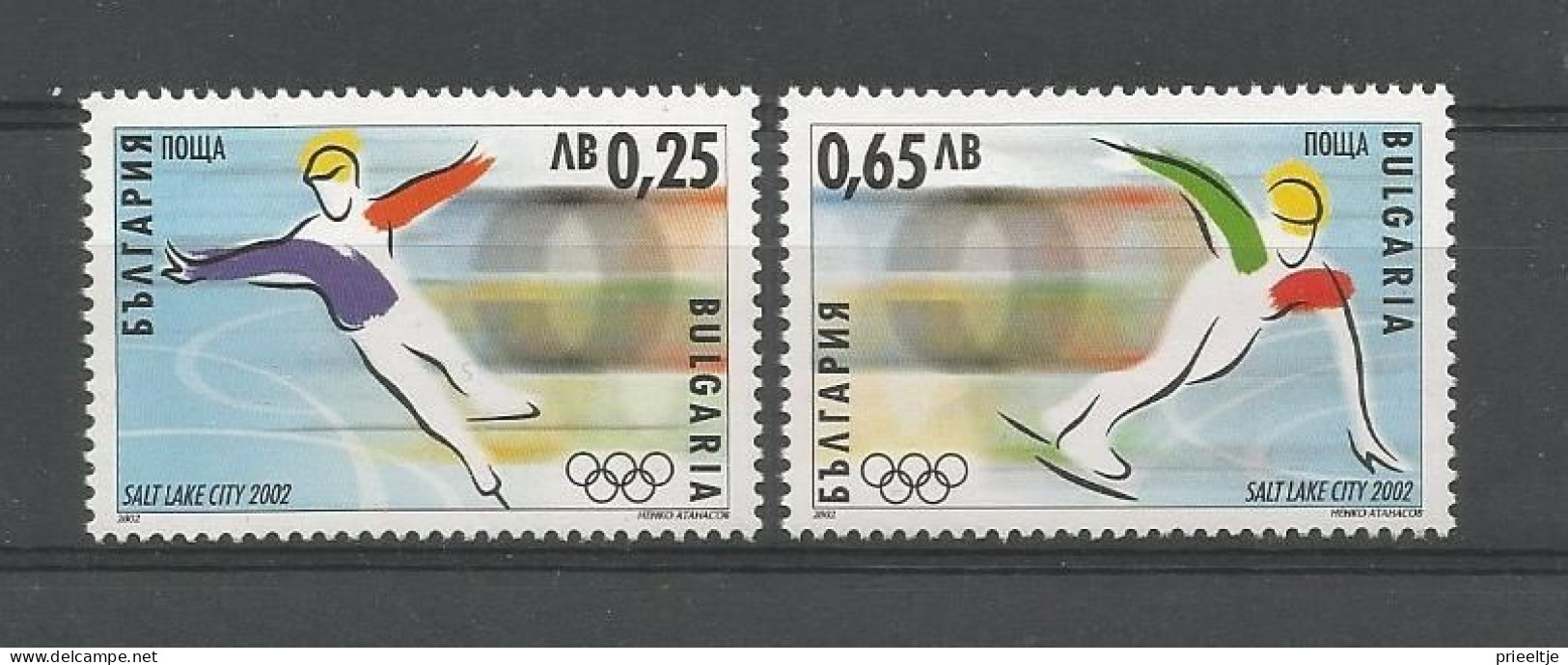 Bulgaria 2002 Salt Lake City  Y.T. 3926/3927 ** - Unused Stamps