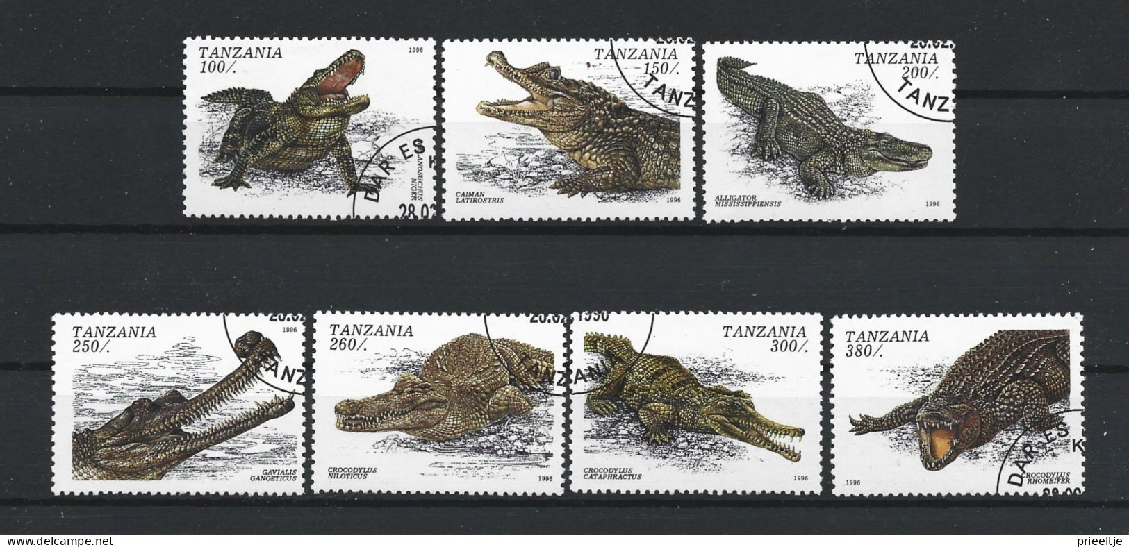 Tanzania 1996 Crocodiles Y.T. 1961/1968 (0) - Tanzania (1964-...)