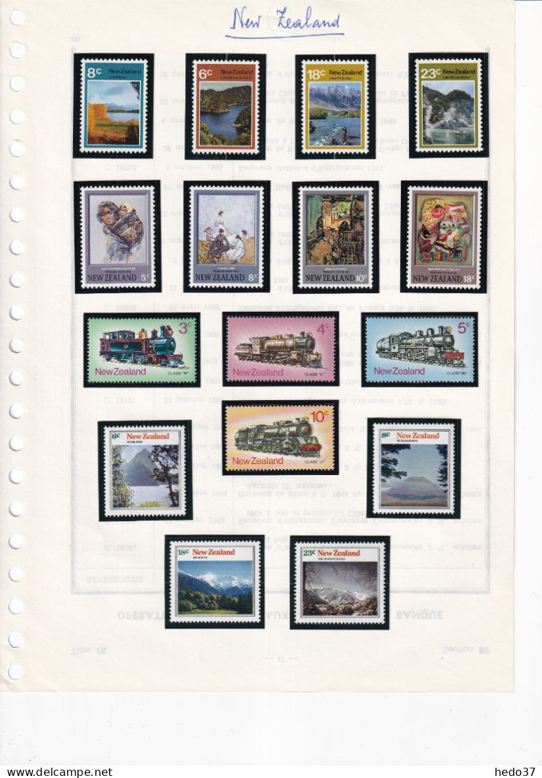 Nouvelle Zélande - Collection Vendue Page Par Page - Neuf ** Sans Charnière - TB - Unused Stamps