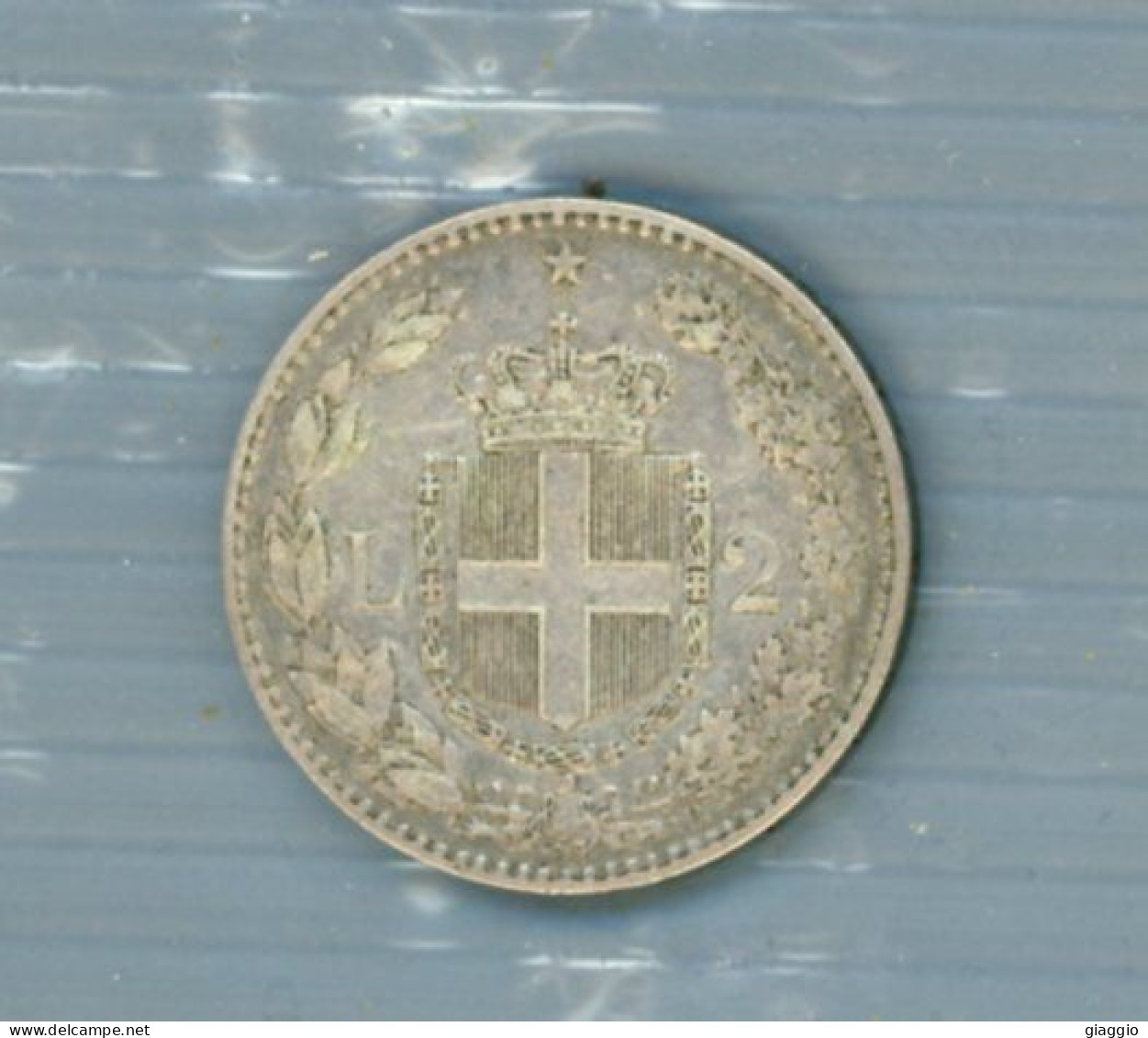 °°° Moneta N. 748 - Italia Regno Umberto 1° 2 Lire 1887 Silver °°° - 1878-1900 : Umberto I