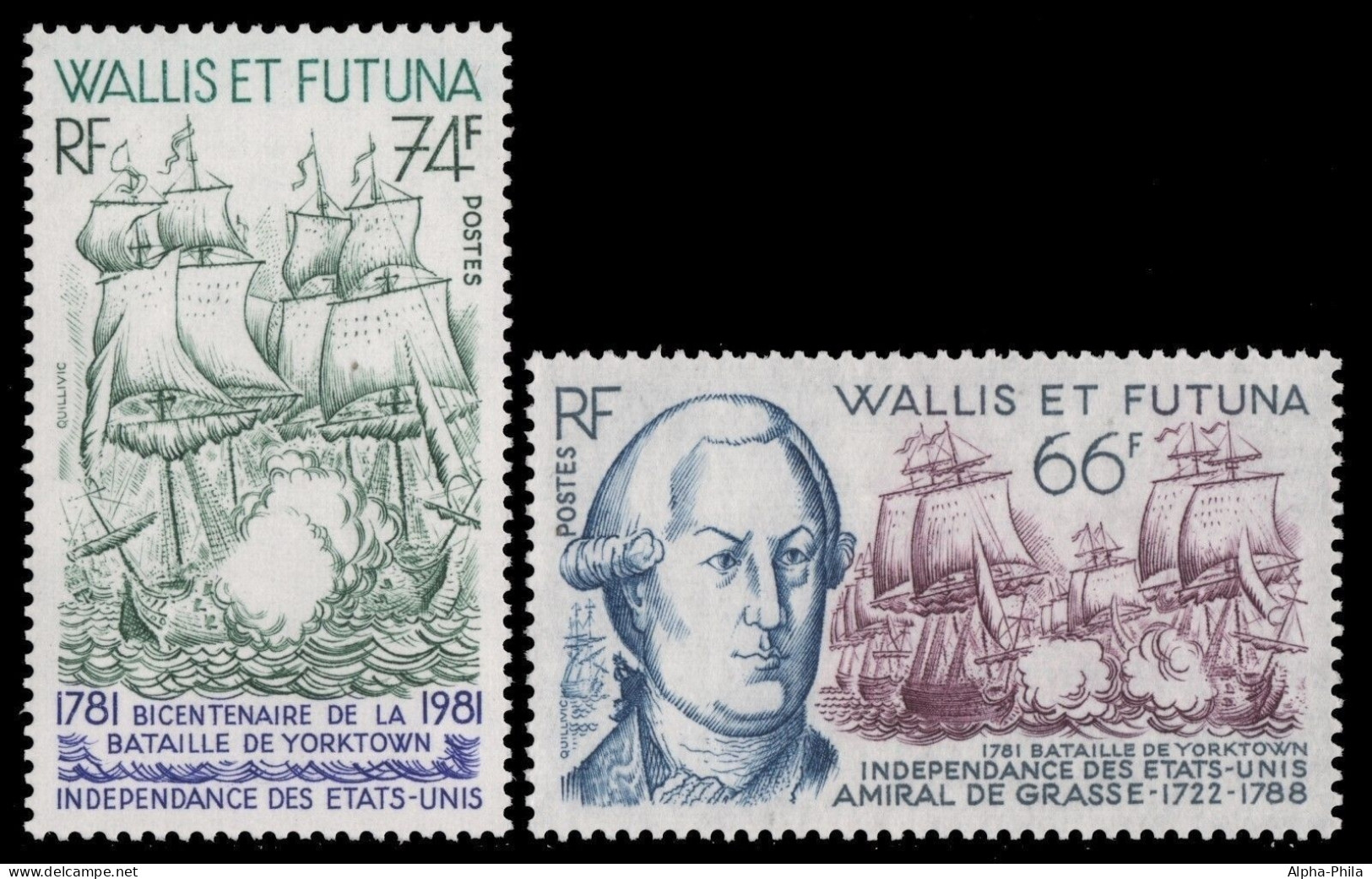 Wallis & Futuna 1981 - Mi-Nr. 400-401 ** - MNH - Schiffe / Ships - Autres - Océanie