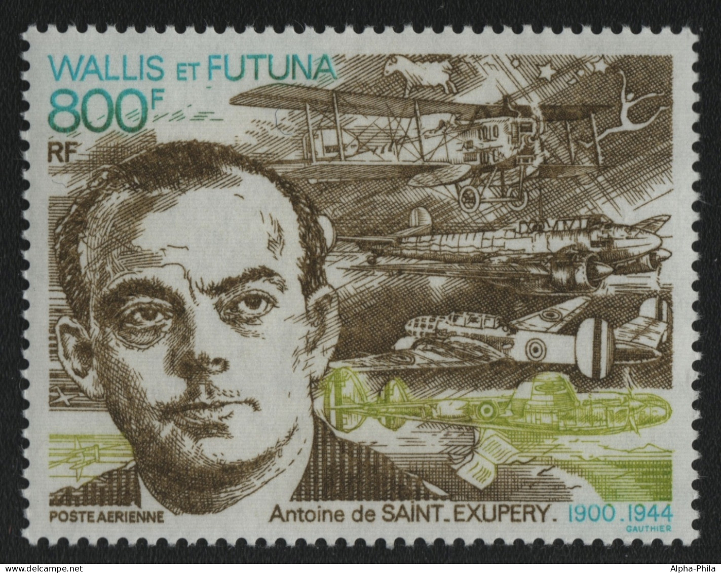 Wallis & Futuna 1994 - Mi-Nr. 667 ** - MNH - Antoine De Saint-Exupéry - Unused Stamps