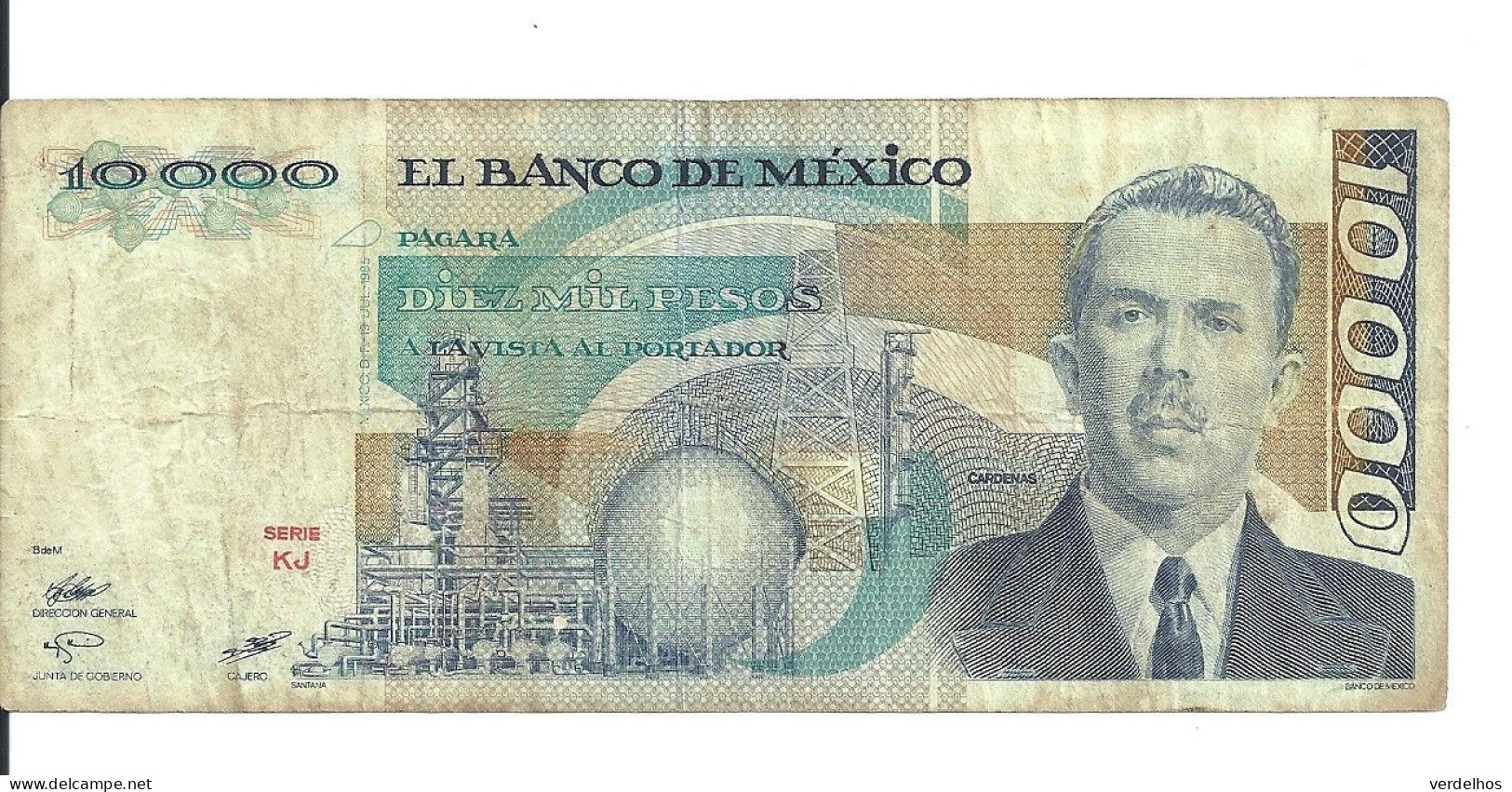 MEXIQUE 10000 PESOS 1985 VF P 89 C - Mexiko