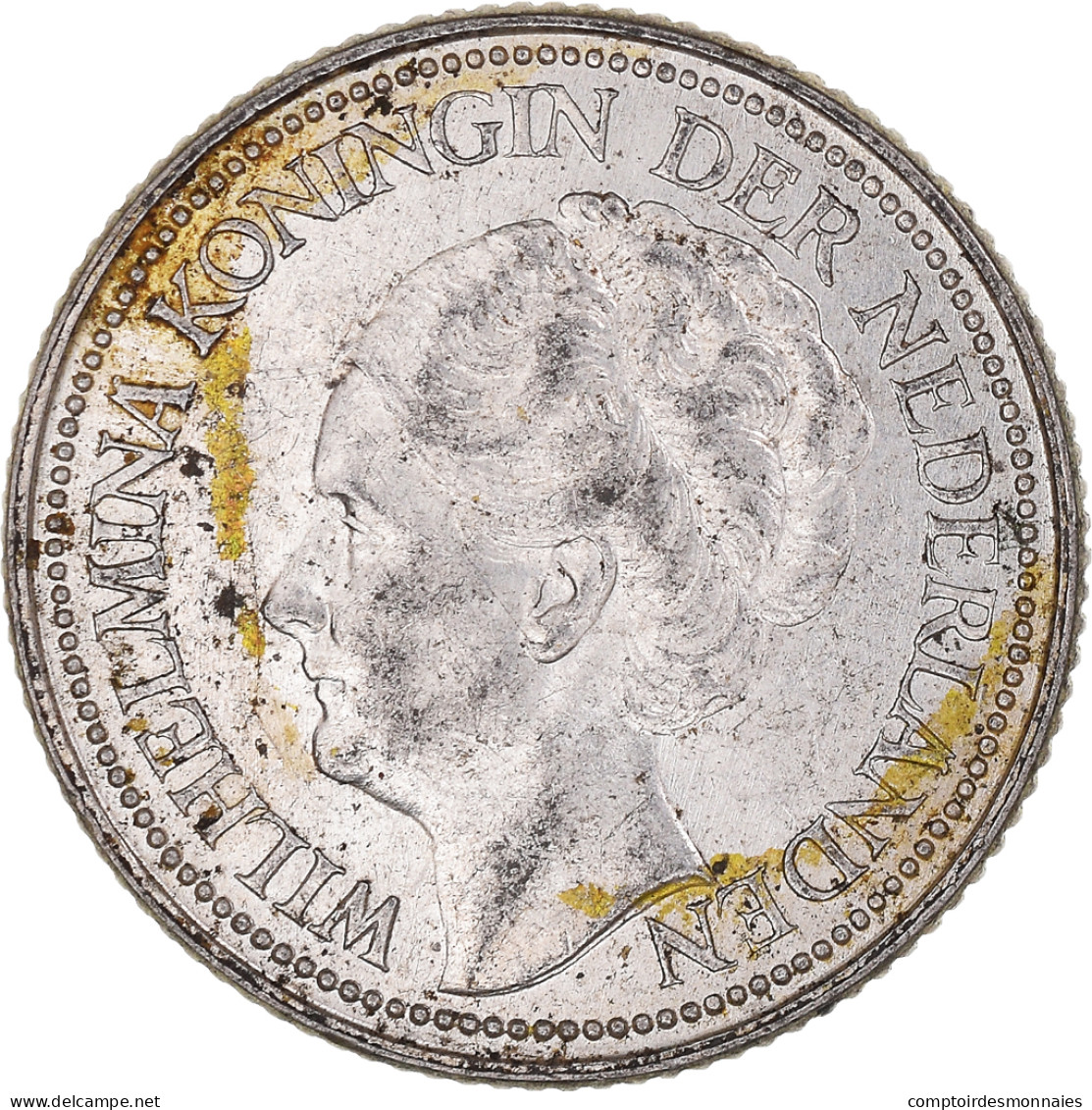 Monnaie, Pays-Bas, Wilhelmina I, 25 Cents, 1941, Utrecht, TTB, Argent, KM:164 - 25 Centavos