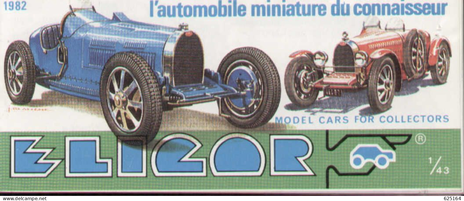 Catalogue ELIGOR 1982 L'automobile Miniature Du Connaisseur 1/43 - Eligor