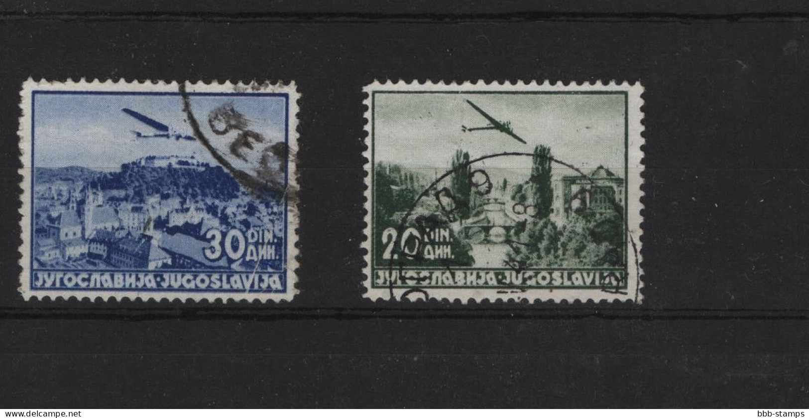 Jugoslavien Michel Cat.No. Used 346/347 - Oblitérés