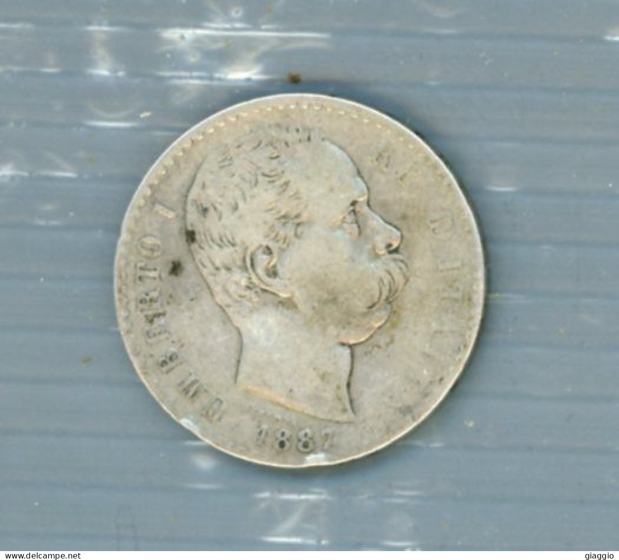 °°° Moneta N. 750 - Italia Regno Umberto 1° 2 Lire 1887 Silver °°° - 1878-1900 : Umberto I.
