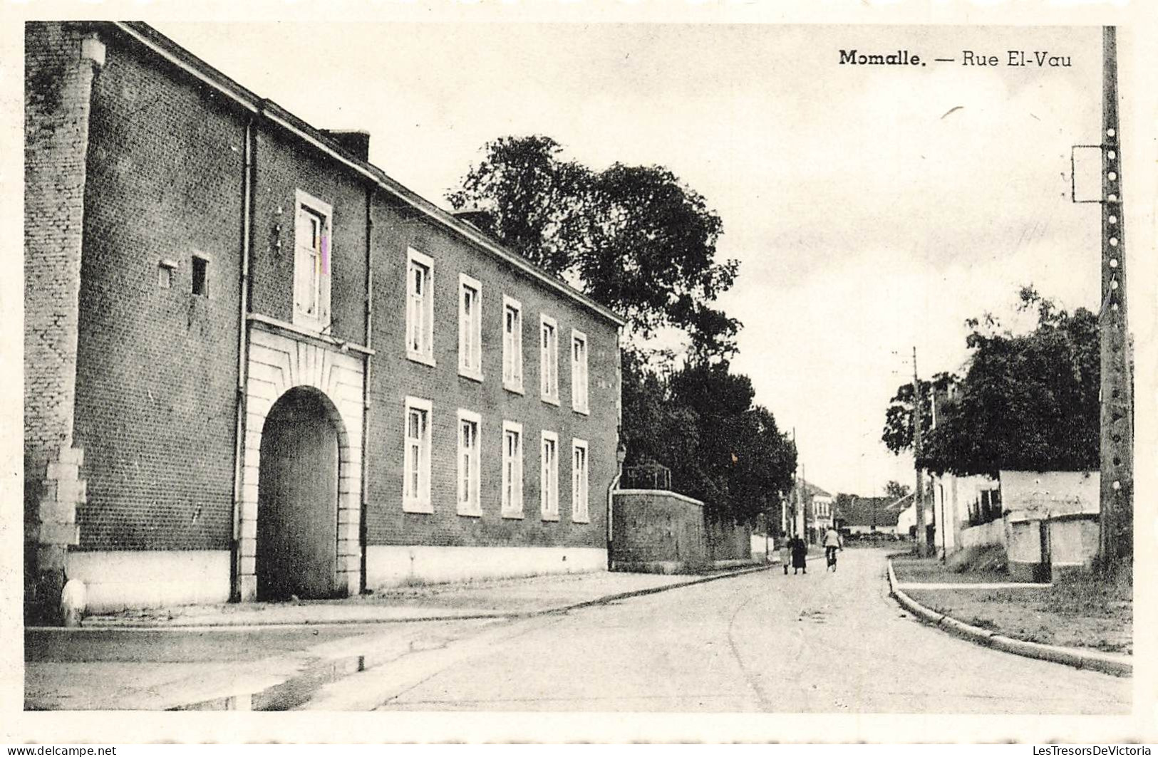 BELGIQUE - Momalle - Rue El'Vau - Vue Générale D'une Rue - Carte Postale Ancienne - Remicourt
