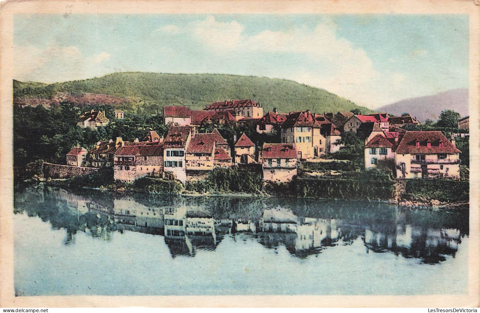 FRANCE - Argentat - Vue Sur Les Maisons Sur La Dordogne - Colorisé - Carte Postale Ancienne - Argentat