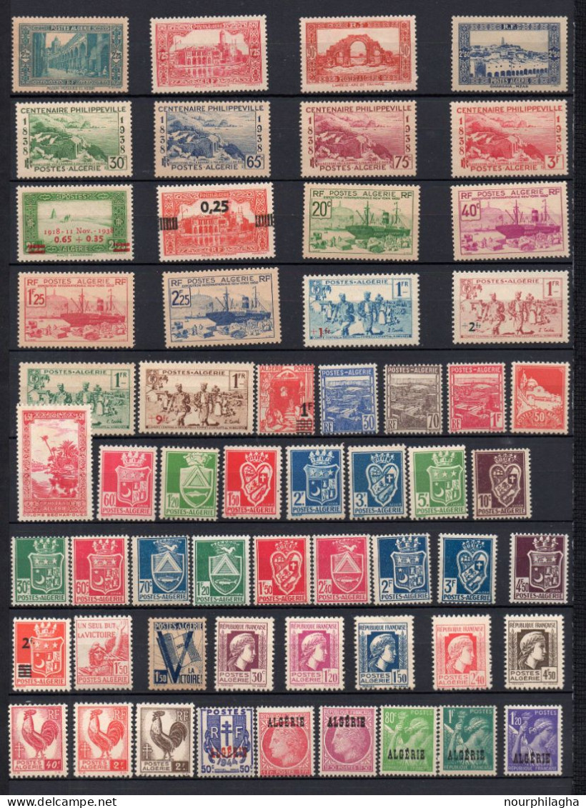 ALGERIE 1924/1958 - Collections, Lots & Series