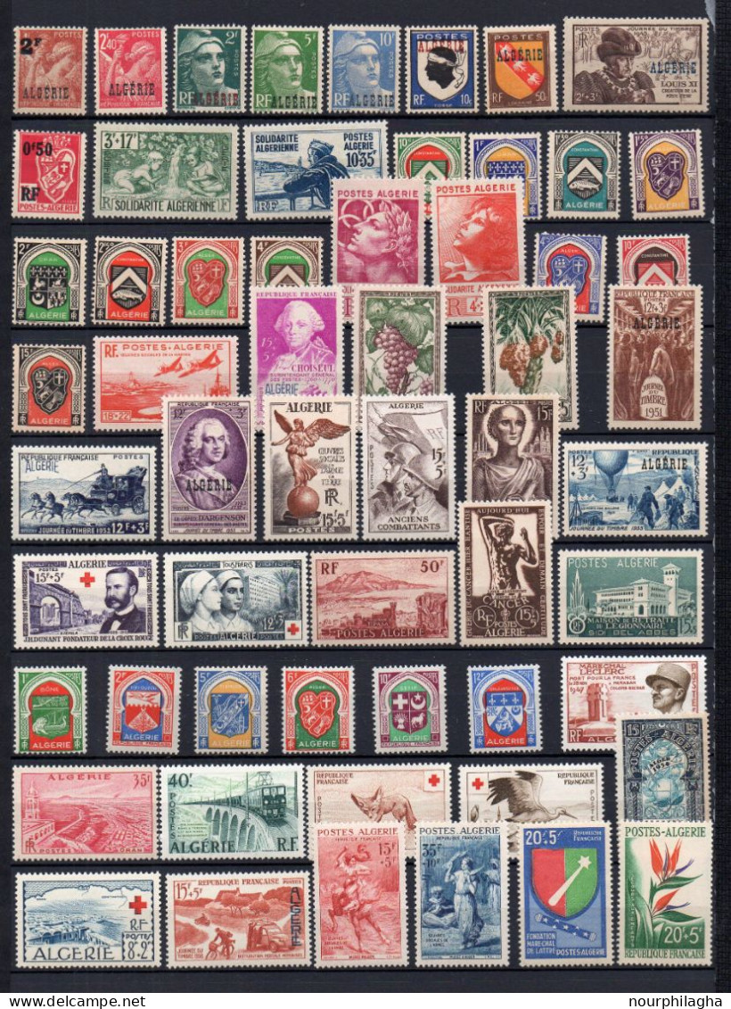 ALGERIE 1924/1958 - Collections, Lots & Series