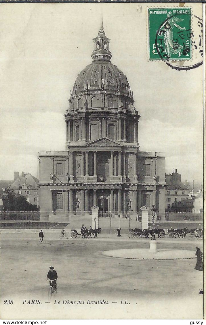 FRANCE Ca.1908: LSC De Paris à Trith-St-Léger (Nord) Avec Le Y&T 137 - 1900-29 Blanc