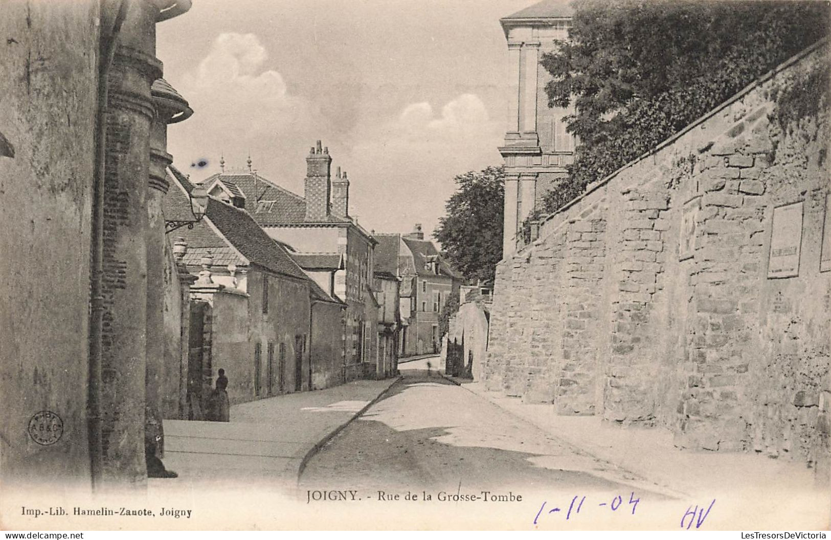 FRANCE - Joigny - Rue De La Grosse Tombe - Carte Postale Ancienne - Joigny