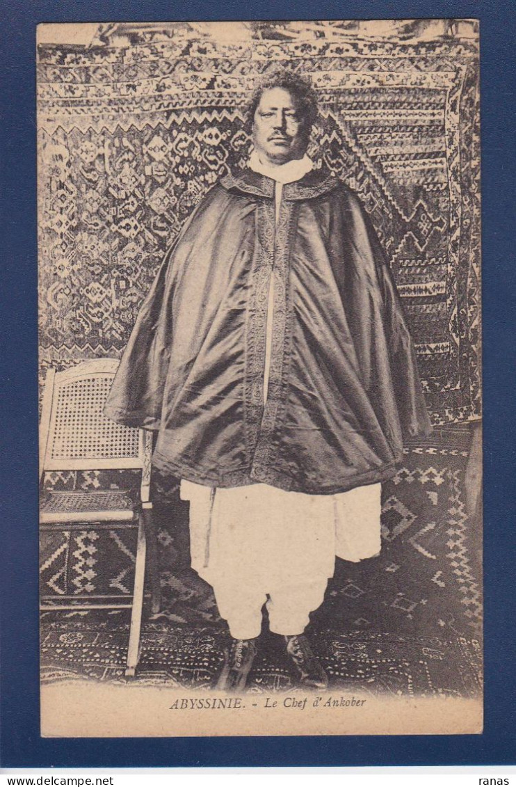 CPA Ethiopie Royalty Ankober Abyssinie Non Circulée - Etiopía