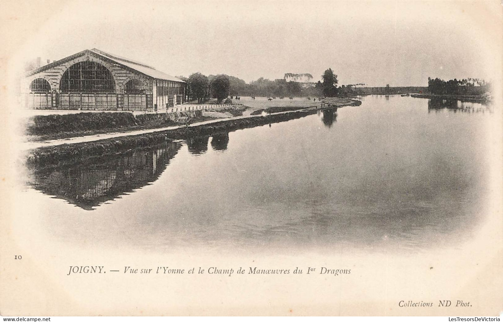 FRANCE - Joigny - Vue Sur L'Yonne Et Le Champ De Manœuvres Du Ier Dragons - Carte Postale Ancienne - Joigny