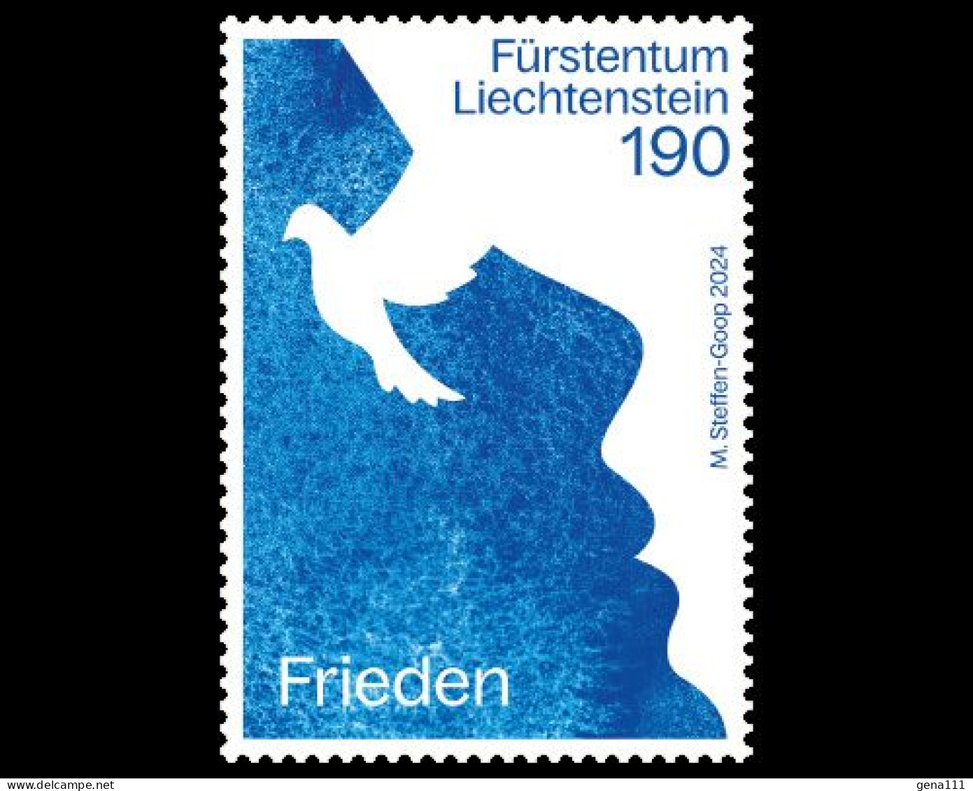 PEACE. Liechtenstein 2024 - Unused Stamps