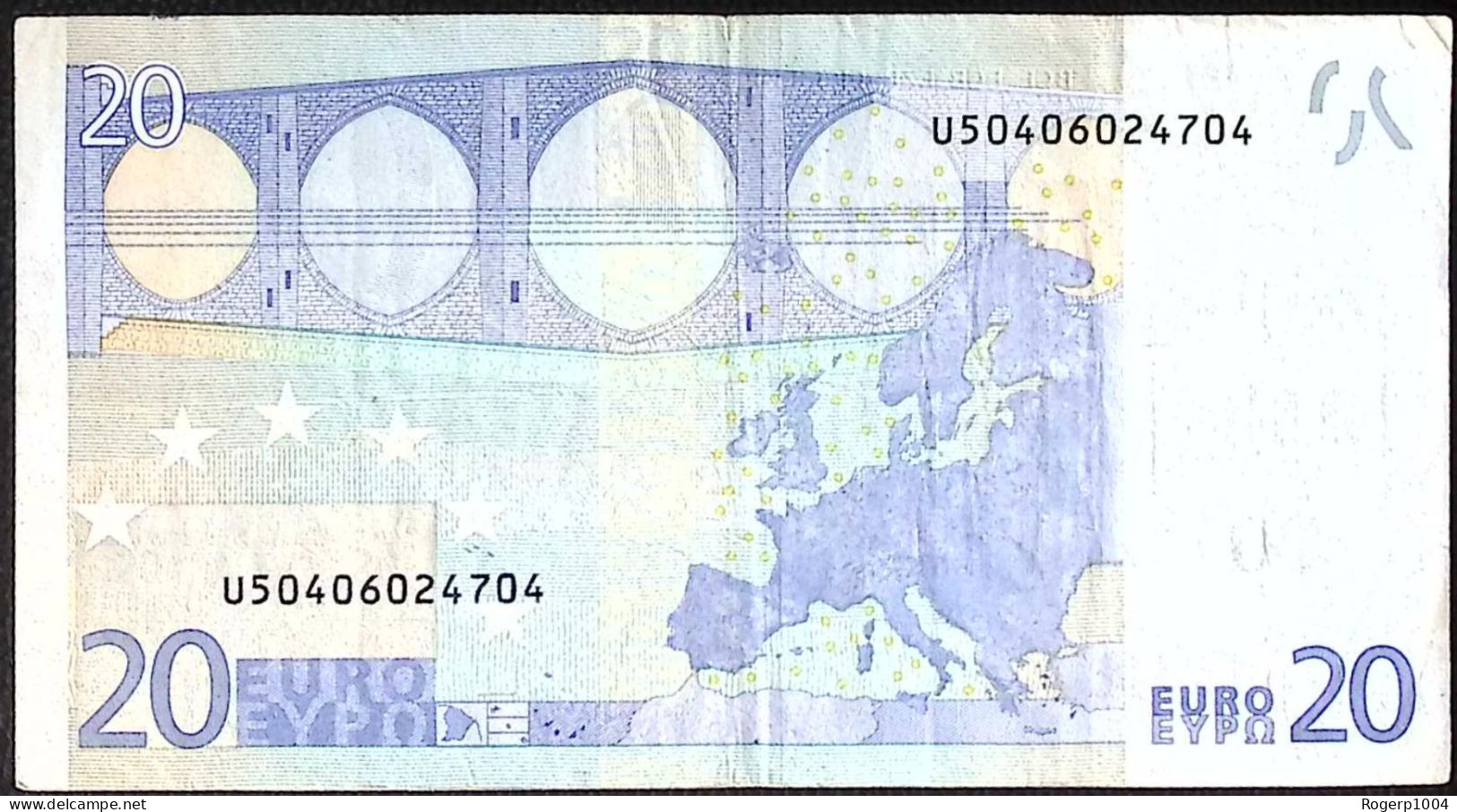 FRANCE * 20 Euros * 26/04/2002 * Etat/Grade TTB/VF * Tirage (U) E001 I5 - 20 Euro