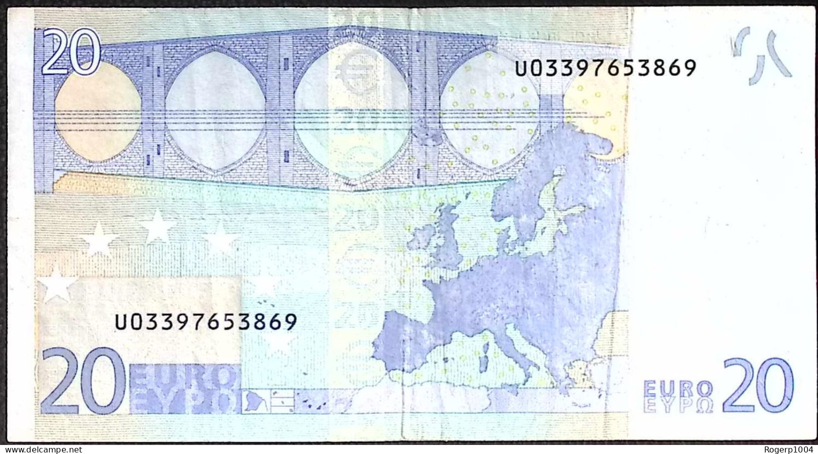 FRANCE * 20 Euros * 26/04/2002 * Etat/Grade TTB/VF * Tirage (U) E001 A4 - 20 Euro