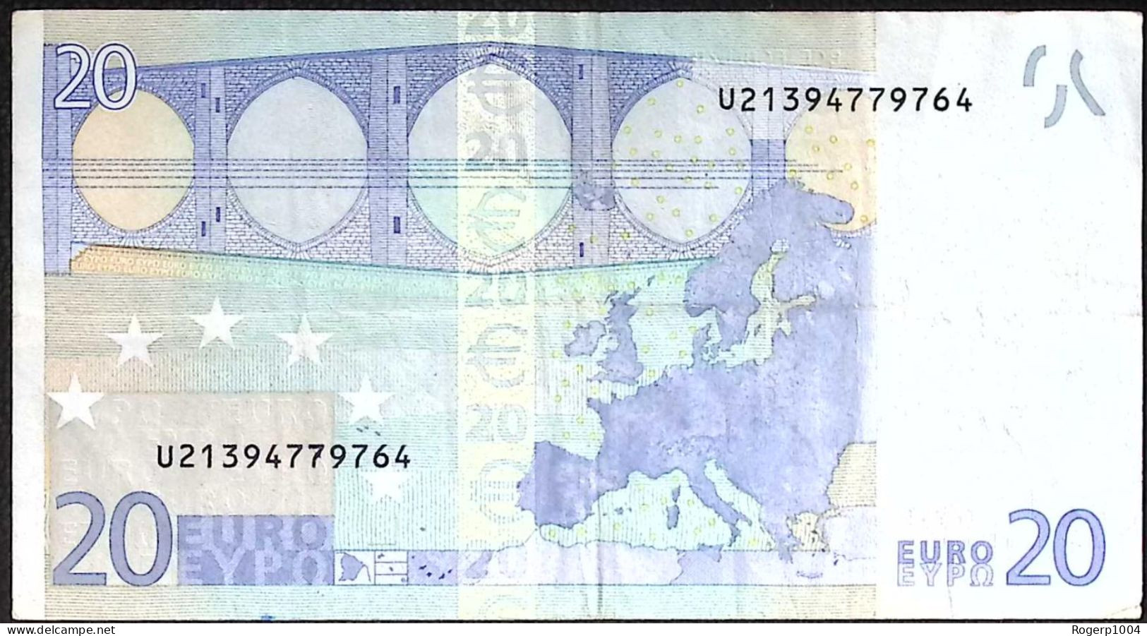 FRANCE * 20 Euros * 26/04/2002 * Etat/Grade TTB+/XF * Tirage (U) E001 D4 - 20 Euro