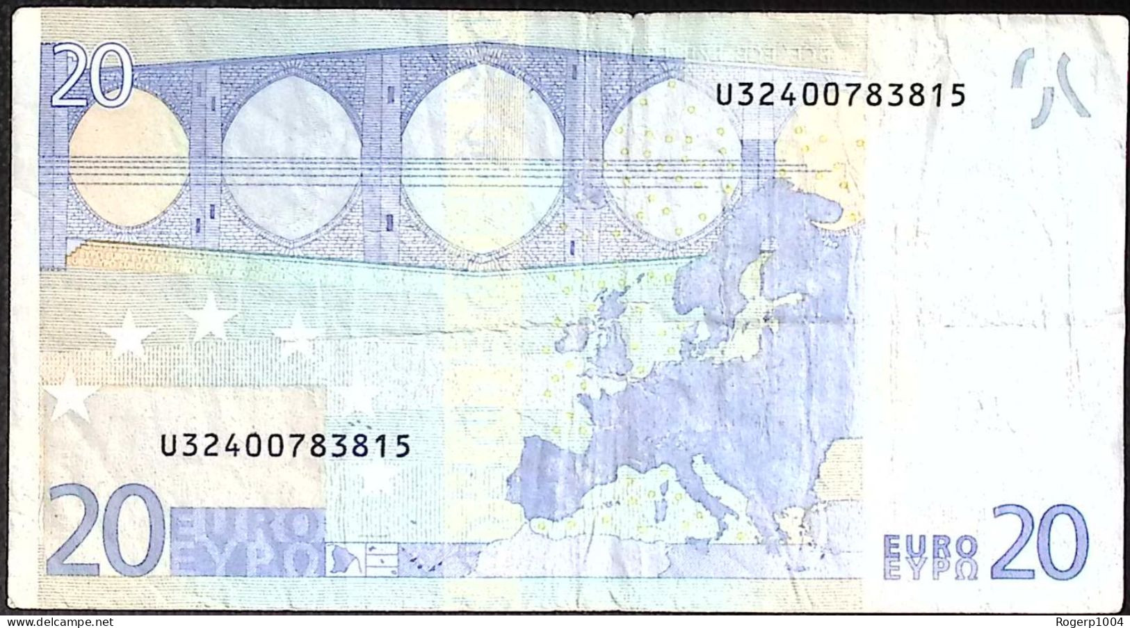 FRANCE * 20 Euros * 26/04/2002 * Etat/Grade TTB/VF * RARE * Tirage (U) E001 F5 - 20 Euro