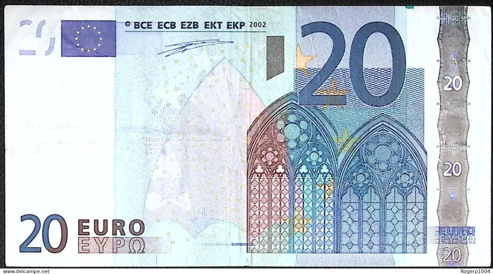 FRANCE * 20 Euros * 31/05/2002 * Etat/Grade TTB+/XF * RARE * Tirage (U) E002 E3 - 20 Euro