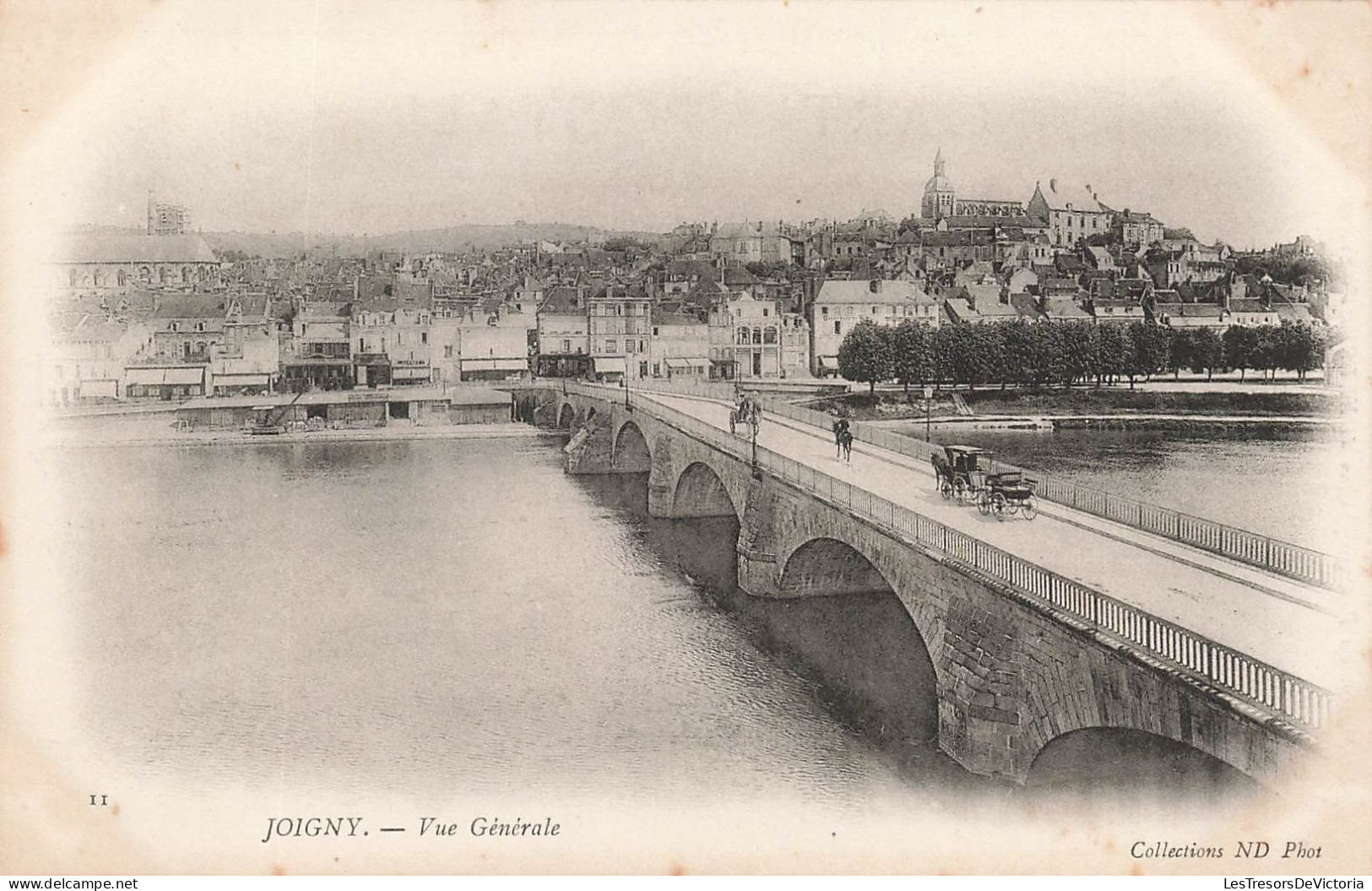 FRANCE - Joigny - Vue Générale - Pont - Carte Postale Ancienne - Joigny